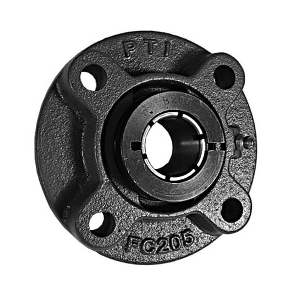 Solve Industrial Motion Group Flange Block Bearing; 4 Bolt Round Flange Cartridge; 25MM Bore; 90MM Bolt Circle Diameter CLFC205-25MM - main